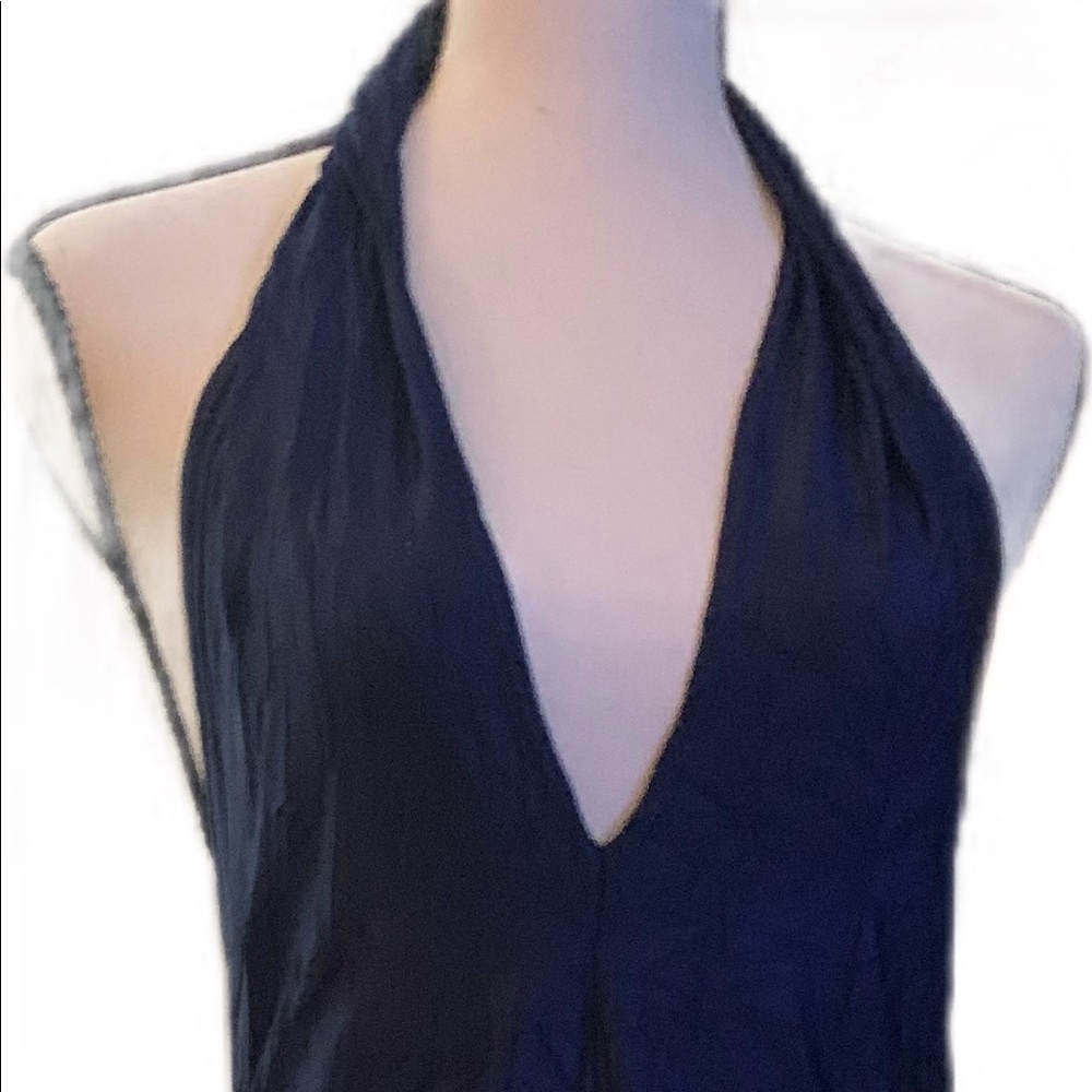 💋Vintage Sexy Michel Klein Halter Dress Large💋